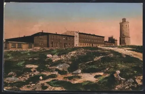 AK Brocken /Harz, Aussichtsturm auf dem Brocken