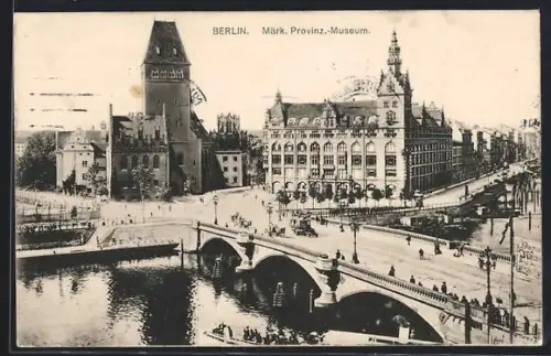 AK Berlin, Märkisches Provinzial-Museum, Märkischer Platz