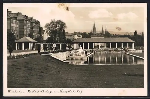 AK Wiesbaden, Herbert-Anlage am Hauptbahnhof