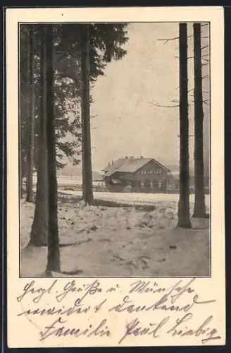 AK Oberjugel, Wanderheim der Turngemeinde Zwickau