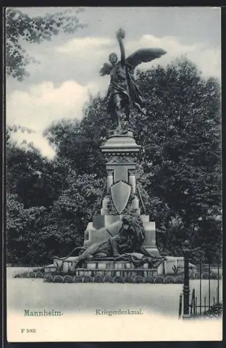 AK Mannheim, Kriegerdenkmal