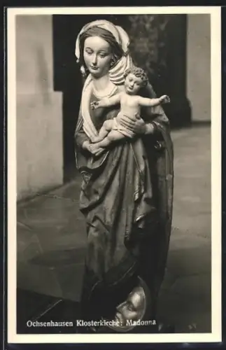 AK Ochsenhausen, Klosterkirche, Madonna