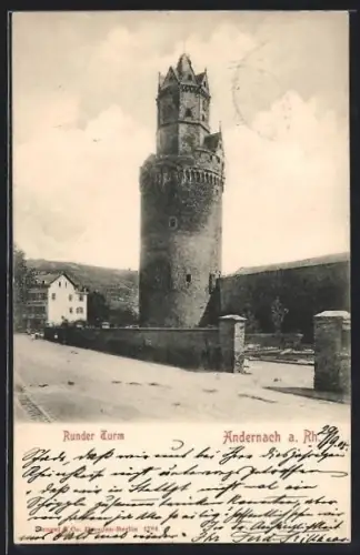 AK Andernach a. Rh., Runder Turm