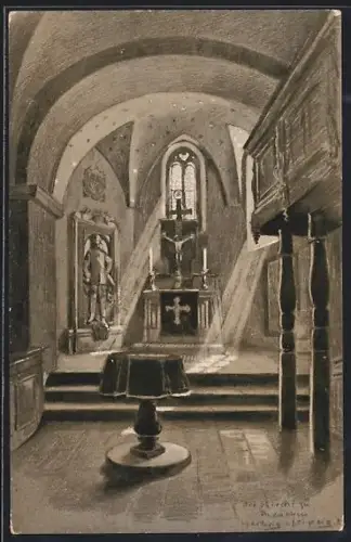 AK Meuchen, Inneres der Kirche zu Meuchen