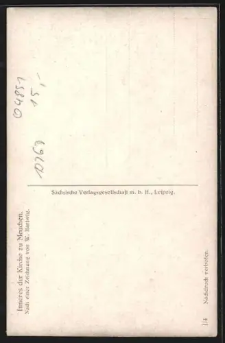 AK Meuchen, Inneres der Kirche zu Meuchen