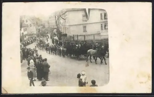 Foto-AK Balingen, Stadtfest, Festzug
