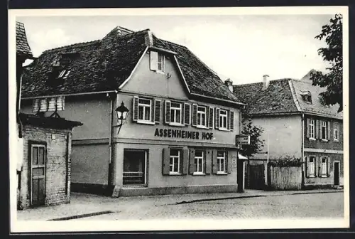 AK Frankfurt-Rödelheim, Gasthaus Assenheimer Hof v. J. Laufer
