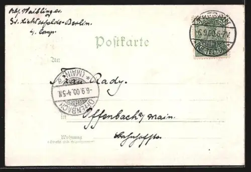 AK Trebbin, Marktplatz mit Kirche