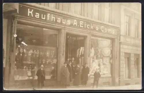 Foto-AK Lohberg, Kaufhaus A. Eick & Comp.