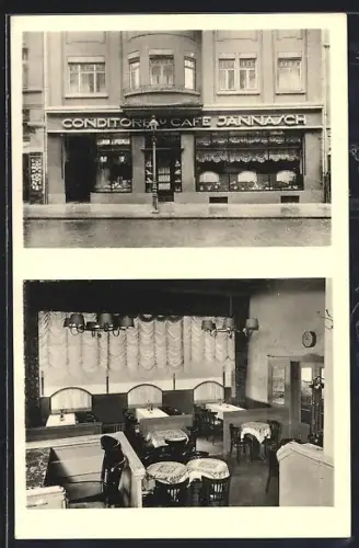 AK Bautzen, Konditorei und Cafe Jannasch in der Kaiserstrasse 5