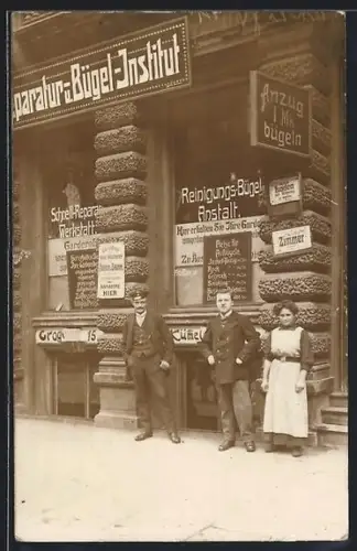 AK Hamburg-St. Georg, Färberei Mohren & Bruhn in der Danziger Strasse 14