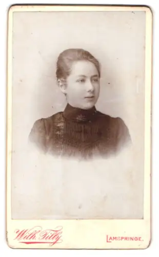 Fotografie Wilh. Tilly, Lamspringe, Missi im Porträt 1902