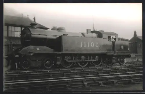 Fotografie britische Eisenbahn Furness Railway, Dampflok, Lokomotive No. 11100
