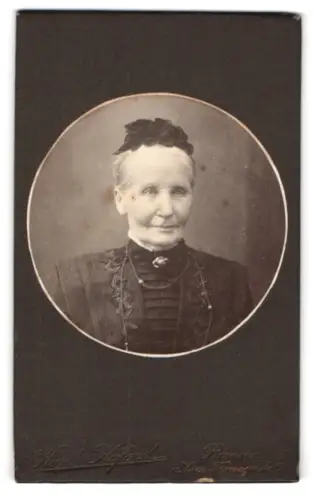 Fotografie Karl Kofoed, Rönne, Porträt einer älteren Dame