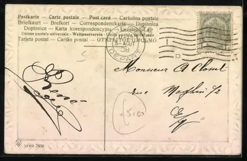 AK Jockeys auf Pferden, Rennpferdbesitzer