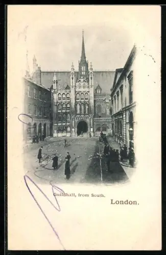 AK London, Guildhall, from South