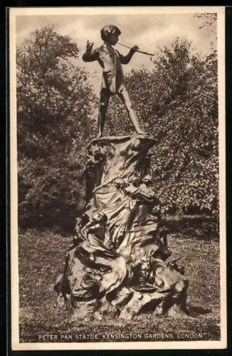 AK London, Peter Pan Statue, Kensington Gardens