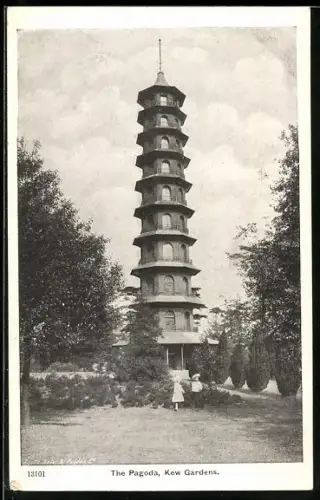 AK London, The Pagoda, Kew Gardens