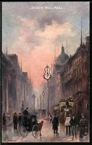 Künstler-AK London, Pall Mall