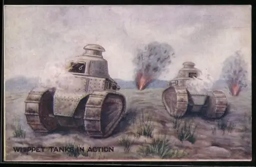 AK Whippet Tanks in Action