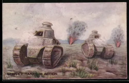 AK Whippet Tanks in Action