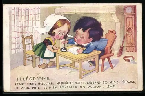 AK Reklame für Potasse