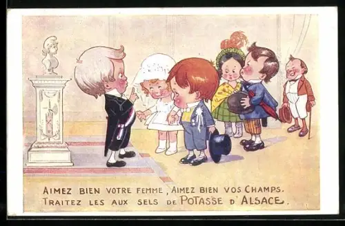 AK Reklame für Potasse d`Alsace