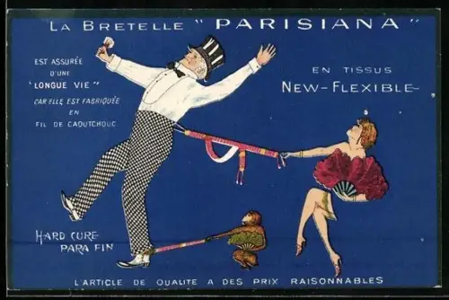 AK Reklame La Bretelle Parisianan, l`Article de Qualite a prix Raisonnables, En Tissus New-Flexible