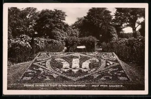 AK Wolverhampton, Prince of Wales Visit to Wolverhampton, West Park Souvenir