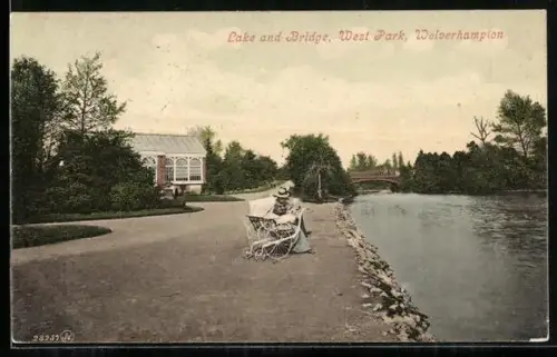 AK Wolverhampton, Lake and Bridge, West Park