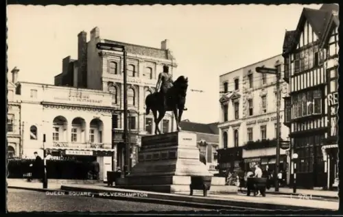 AK Wolverhampton, Queen Square and Albert Memorial