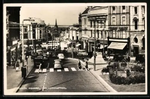 AK Wolverhampton, Queen Square, Street Scene