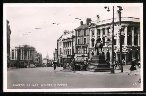 AK Wolverhampton, Queen Square, Albert Memorial