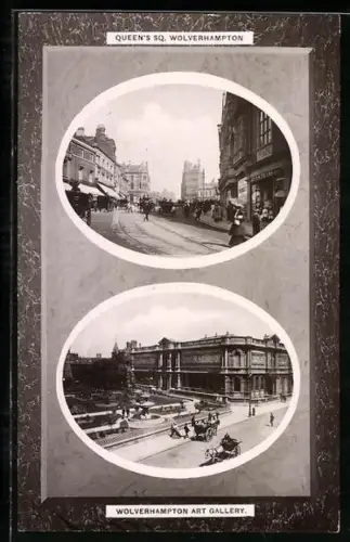 AK Wolverhampton, Queen`s Sq. and Art Gallery