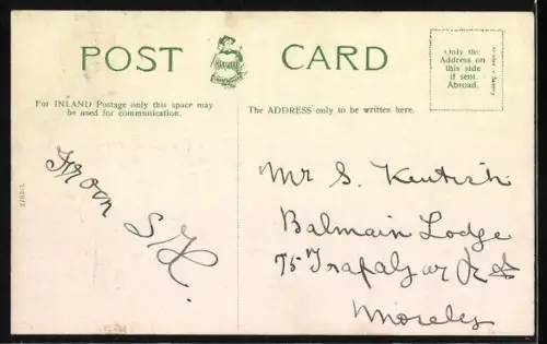 AK Wolverhampton, Queen`s Square with tram