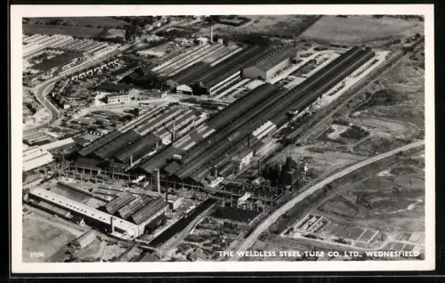 AK Wednesfield, Aerial view of the weldless steel tube