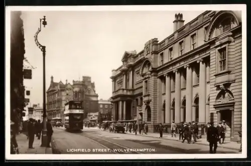 AK Wolverhampton, Lichfield Street with tram
