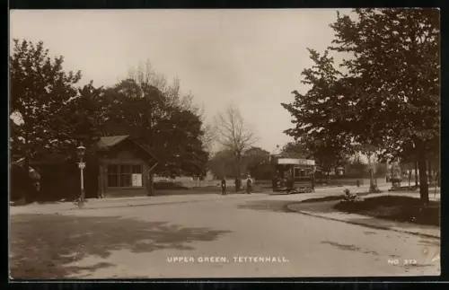 AK Tettenhall, Upper Green with tram