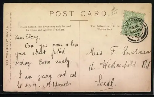 AK Wolverhampton, Tettenhall Road