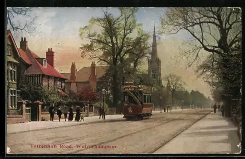 AK Wolverhampton, Tettenhall Road with tram