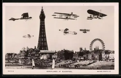 AK Blackpool, Aeroplanes over Blackpool