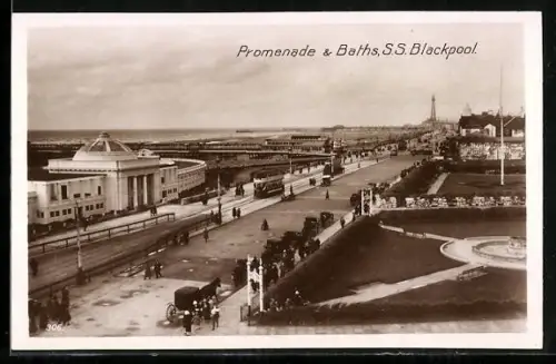 AK Blackpool, Promenade and Baths
