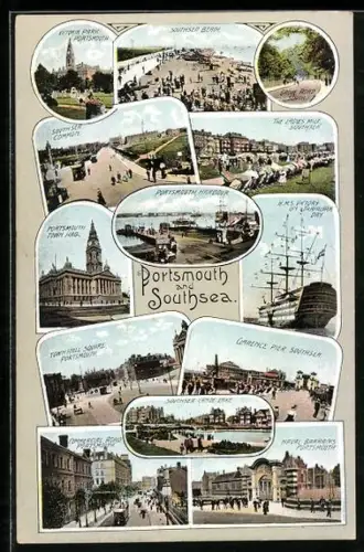 AK Portsmouth, Southsea Common, Victoria Park, Beach, Grove Road South