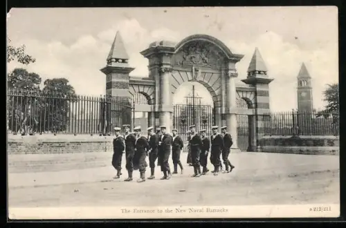 AK Portsea, The entrance to the New Naval Barracks