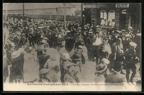 AK Portsmouth, Soldats Anglais blessés