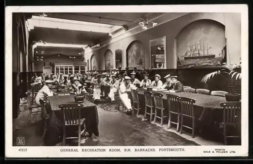 AK Portsmouth, General Recreation Room in the R.N. Barracks