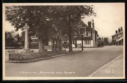 AK Ticehurst, Memorial and Square