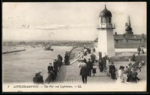 AK Littlehampton, The Pier and Lighthouse