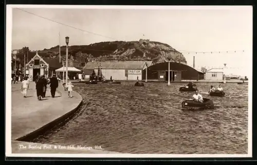 AK Hastings, The Boating Pool & East Hill