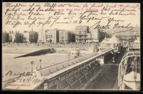 AK Brighton, View from West Pier